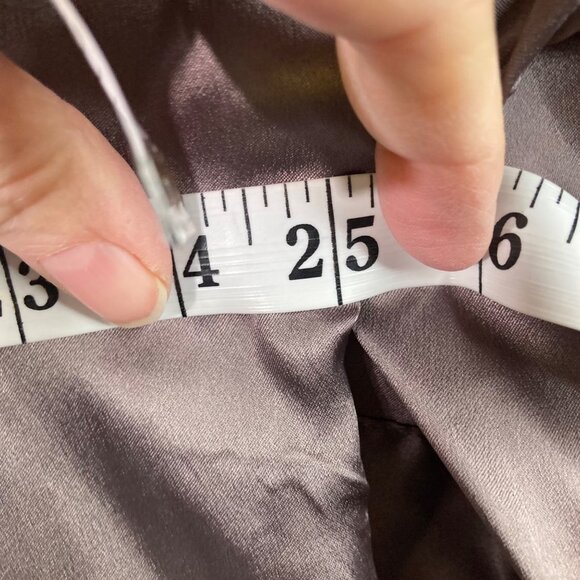 Womens Victorias Secret Angels Wrap Robe Satiny Feel Brown M/L Pockets Polyester - Picture 8 of 11